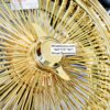 Single (1) 22x8" New All GOLD 150 Spoke Standard Lace True Knockoff Wire Wheel *NO HARDWARE JUST WHEEL* - Image 3