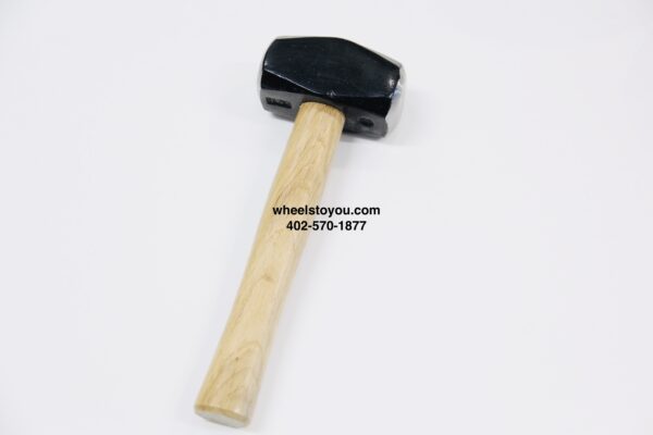 New Steel Mini Sledge Hammer For Installing / Removing Bullet Or Hexagon Knockoffs (for hitting Wrench)