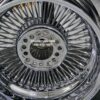 New 16x7" Genuine McLean 80 Spoke All Chrome Direct Bolt Wire Wheels Set (4) 5 lug patterns 5x4.5" 5x4.75" 5x5" - Image 10