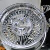 New 16x7" Genuine McLean 80 Spoke All Chrome Direct Bolt Wire Wheels Set (4) 5 lug patterns 5x4.5" 5x4.75" 5x5" - Image 5