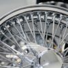 New 16 X 7" Bead Lace High Offset 72 Spoke Chrome Cross Lace Knockoff Front Wheel Drive Wire Wheels Complete set of four (4) with 3 wing Hardware - Image 5