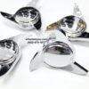 New 3 Wing Sharkfin Tip Chrome Knockoff Set for 13" To 22" Wire Spoke Wheels Set (4) Spinners - Image 3