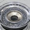 13x7" New Single (1) All Chrome 100 Spoke Reverse "Deep" Dish Chrome knockoff Wire Wheel Rear Wheel Drive Fitment - Image 7