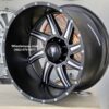 New Set (4) 24x14" American Truxx AT162 Black 8x165.1mm aka 8x6.5" Deep Dish Wheels Set (4) Ram / Chevy / Hummer / Dodge 8 lug - Image 6