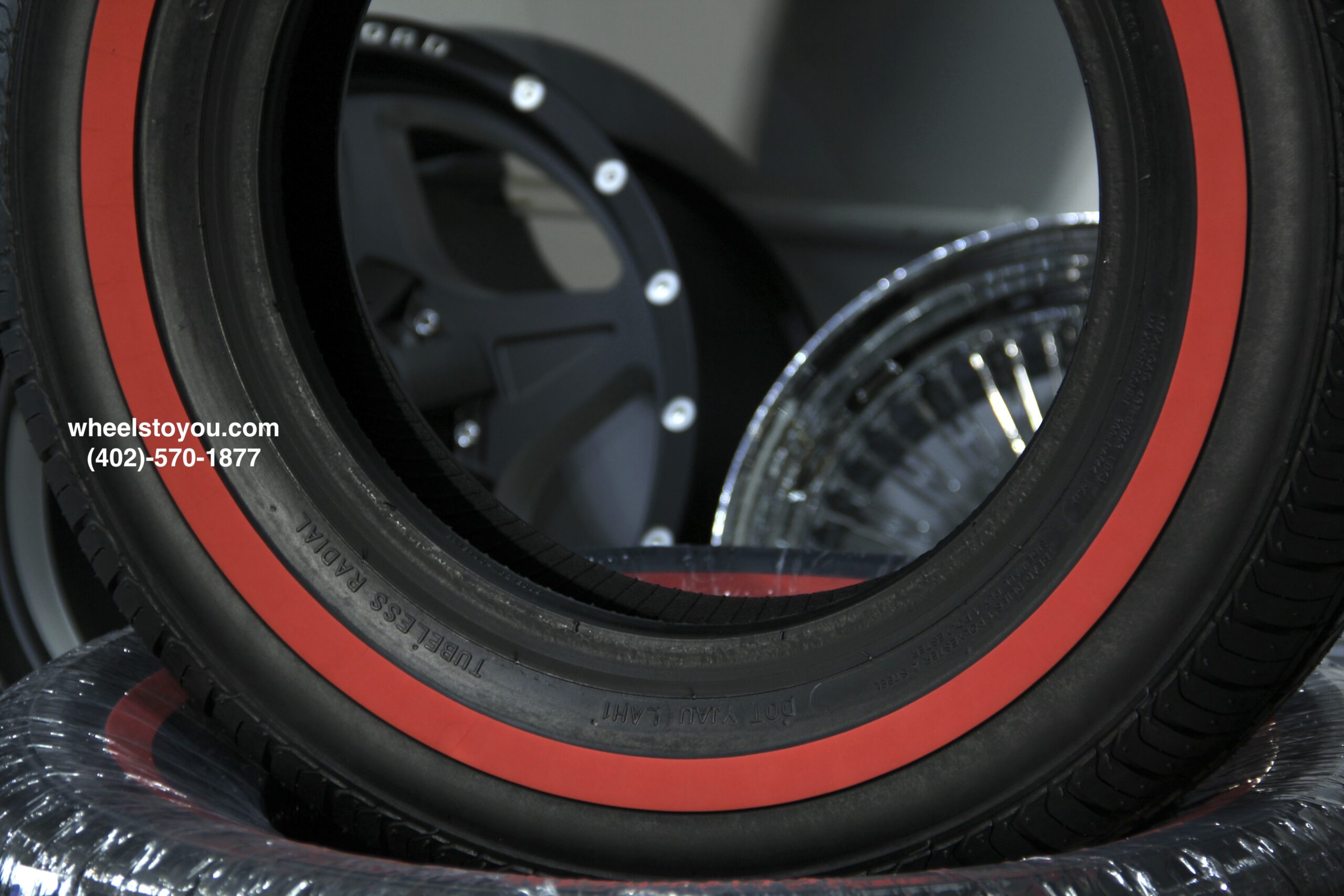 Red store tubeless tires