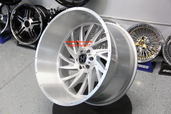 26x14" Hardcore offroad HC21 Brushed 6x139.7mm aka 6x5.5" Deep Dish Wheels Set (4) Ram / Chevy / Nissan / Toyota 6 lug