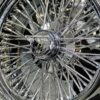 New Set (4) 17" 72 Spoke Chrome Cross Lace Knockoff Rear Wheel Drive Wire Wheels **NO HARDWARE** - Image 9