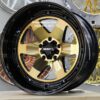 22x12" Tuff Black & Bronze 5x139.7mm Deep Dish Wheels Set (4) DODGE RAM 1500 CLASSIC WARLOCK - Image 6