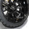 New 24x14" RBP SWAT 69R Black & Chrome 5x139.7mm aka 5x5.5" Deep Dish Wheels & 33x13.50x24 Amp Mud Terrain Tires Set (4) Ram Dodge 5 lug - Image 11