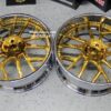 New Amani Forged "Verge" 26" Billet Staggered 14k Gold & Chrome USA MADE Wheels 5x5" Bolt pattern Set (4) Fit Chevy Chevrolet Caprice Impala Buick Oldsmobile Donk Bubble C10 5x127mm Jeep Durango - Image 3