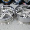 New 24" Forgiato "Fessuri" Billet Staggered Brushed & Chrome 24x9 Fronts & 24x10 Rears with 7" Lips USA MADE Wheels 5x4.75" Bolt pattern Set (4) Fit Chevy Chevrolet Caprice Impala Buick Oldsmobile Chevelle Cutlass Monte Carlo Regal Grand Prix ETC - Image 3