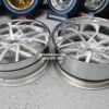 New 24" Amani Forged "Bueno" Billet Staggered Brushed & Chrome 24x9 Fronts & 24x10 Rears with 7" Lips USA MADE Wheels 5x4.75" Bolt pattern Set (4) Fit Chevy Chevrolet Caprice Impala Buick Oldsmobile Chevelle Cutlass Monte Carlo Regal Grand Prix ETC - Image 3