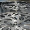 New 24" Forgiato "Biaforca" Billet Staggered Brushed & Chrome 24x9 Fronts & 24x10 Rears with 7" Lips USA MADE Wheels 5x4.75" Bolt pattern Set (4) Fit Chevy Chevrolet Caprice Impala Buick Oldsmobile Chevelle Cutlass Monte Carlo Regal Grand Prix ETC - Image 12