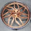 New Amani Forged "Smoked" 26" Billet Staggered Directional Rose Gold & Chrome USA MADE Wheels 5x5" Bolt pattern (5x127mm) Set (4) Fit Chevy Chevrolet Caprice Impala Buick Oldsmobile Donk Bubble C10 Jeep Durango ETC - Image 4