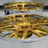 New Amani Forged "Ikon" 24" Billet Staggered 14k Gold & Chrome USA MADE Wheels 5x4.75" Bolt pattern Set (4) Fit Chevy Chevrolet Caprice Impala Buick Oldsmobile Cutlass Monte Carlo Regal Grand Prix ETC - Image 10