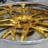 New Amani Forged "Ikon" 24" Billet Staggered 14k Gold & Chrome USA MADE Wheels 5x4.75" Bolt pattern Set (4) Fit Chevy Chevrolet Caprice Impala Buick Oldsmobile Cutlass Monte Carlo Regal Grand Prix ETC - Image 11