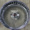 New Set (4) 22" GENUINE DAYTON STAGGERED 144 SPOKE CHROME KNOCKOFF WIRE WHEELS SET WITH CHOICE OF HARDWARE - Image 15