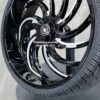 New Set (4) 28" Cadillac Big Cap Floating Black / Milled Wheels Fit Cadillac Escalade , EXT, ESV 6x139.7mm *(NO TIRES)* - Image 6