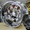 New Set (4) 22x12" Forgiato Lazzate Polished Forged Billet 5x127mm aka 5x5" -44 Offset Deep Dish Wheels Set (4) Jeep Wrangler Rubicon Grand Cherokee Gladiator & More - Image 2