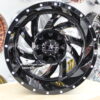 New Set (4) 22x12" RBP 66R "HK5" Gloss Black 8x165.1mm 8x6.5" 8x170 Bolt Pattern -44 Offset Deep Dish Wheels Dodge Ram Chevy Ford 8 lug Trucks - Image 4