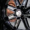 New Set (4) 24x14" Forgiato Terra Flow Offroad 006 Gloss Black with Milled Aluminum Accents 5x127 5x139.7 Deep Dish Wheels Set (4) - Image 6