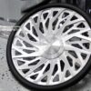 New Set (4) Artis Forged "Northtown" 24" Billet Staggered USA MADE Wheels & Steering Wheel 5x4.75" Bolt pattern Set (4) Fit Chevy Chevrolet Caprice Impala Buick Oldsmobile Cutlass Monte Carlo Regal Grand Prix & More - Image 3