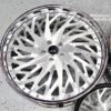 New Set (4) Artis Forged "Northtown" 24" Billet Staggered USA MADE Wheels & Steering Wheel 5x4.75" Bolt pattern Set (4) Fit Chevy Chevrolet Caprice Impala Buick Oldsmobile Cutlass Monte Carlo Regal Grand Prix & More - Image 5