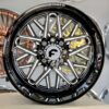 New Set (4) Forgiato Terra Three 24x14" Gloss Black & Milled 8x170mm Deep Dish Wheels Set (4) FORD F250 F350 EXCURSION 8 lug Terra 3 Flow Forged - Image 5