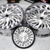 New Set (4) Artis Forged "Northtown" 24" Billet Staggered USA MADE Wheels & Steering Wheel 5x4.75" Bolt pattern Set (4) Fit Chevy Chevrolet Caprice Impala Buick Oldsmobile Cutlass Monte Carlo Regal Grand Prix & More - Image 2