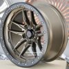 New Set (4) 18x9" Lock Offroad Krawler Matte Bronze Center with Black Simulated Beadlock 5x127mm aka 5x5" +1 ET Free Shipping in Lower 48 U.S. - Image 9