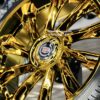 New Set (4) 26" Gold Cadillac Big Cap Floating Wheels & Tires Package Fit Cadillac Escalade , EXT, ESV 6x139.7mm 6x5.5" Bolt Pattern - Image 7