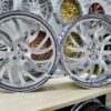 New Set (4) Asanti Forged "Twisted" 26" Billet Staggered Brushed & Chrome Wheels 5x4.75" Bolt pattern (5x120.65mm) Fit Chevy Chevrolet Caprice Impala Buick Oldsmobile Regal Cutlass G body & More - Image 4