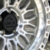 New Set (4) 17x9" Lock Offroad Combat Machined with Silver / Gray & Simulated Beadlock 5x127mm aka 5x5" -12 ET Free Shipping in Lower 48 U.S. - Image 3