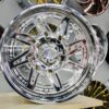 New Set (4) 26x12" Forgiato Lazzate Polished Forged Billet 6x139.7mm aka 6x5.5" -44 Offset Deep Dish Wheels Set (4) Chevy Cadillac GMC Dodge Ram 1500 6 lug Trucks - Image 5