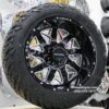 New Set (4) 22x12" Gloss Black & Milled 8x170mm Deep Dish Wheels & 35" Fuel Gripper M/T Tires Set (4) FORD F250 F350 EXCURSION 8 lug Rims - Image 4