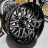 New Set (4) Forgiato 22x12" Gloss Black & Milled 6x139.7mm 6x5.5" Deep Dish Wheels Set (4) Terra 3 Flow Forged Fit Chevy GMC Dodge Ram 6 LUG ONLY - Image 7