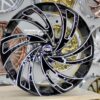 New Set (4) 24" Cadillac "Swoosh" Black / Milled Wheels Fit Cadillac Escalade , EXT, ESV 6x139.7mm - Image 6