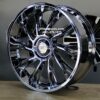 New Set (4) 26" Chrome Cadillac Big Cap Floating Wheels Fit Tahoe Silverado Suburban Sierra Avalanche 6x139.7mm 6x5.5" Bolt Pattern - Image 7