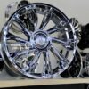 New Set (4) 26" Chrome Cadillac Big Cap Floating Wheels Fit Tahoe Silverado Suburban Sierra Avalanche 6x139.7mm 6x5.5" Bolt Pattern - Image 3