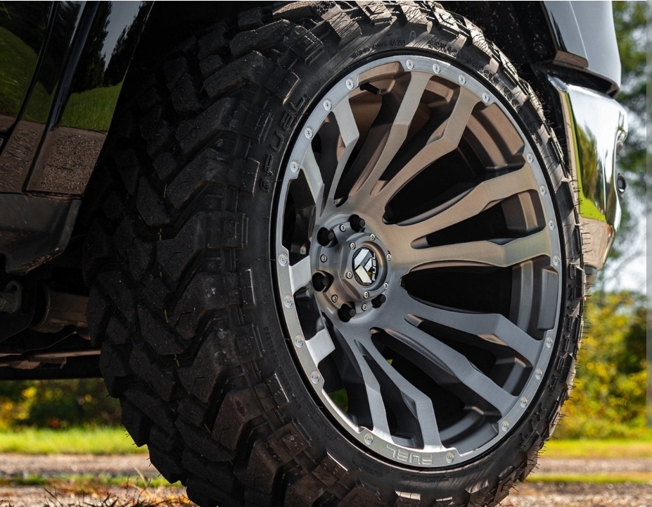 New Set (4) 20x10" Fuel D693 Blitz Platinum 5x127mm aka 5x5" -44 Offset Deep Dish Wheels Set (4) Jeep Wrangler Rubicon Grand Cherokee Gladiator Dodge Durango & More - Image 2