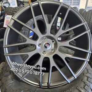 New 24" Spec 1 Model "Spl-001" Anthracite Gray Wheels 5x120mm Bolt Pattern Range Land Rover Fitment
