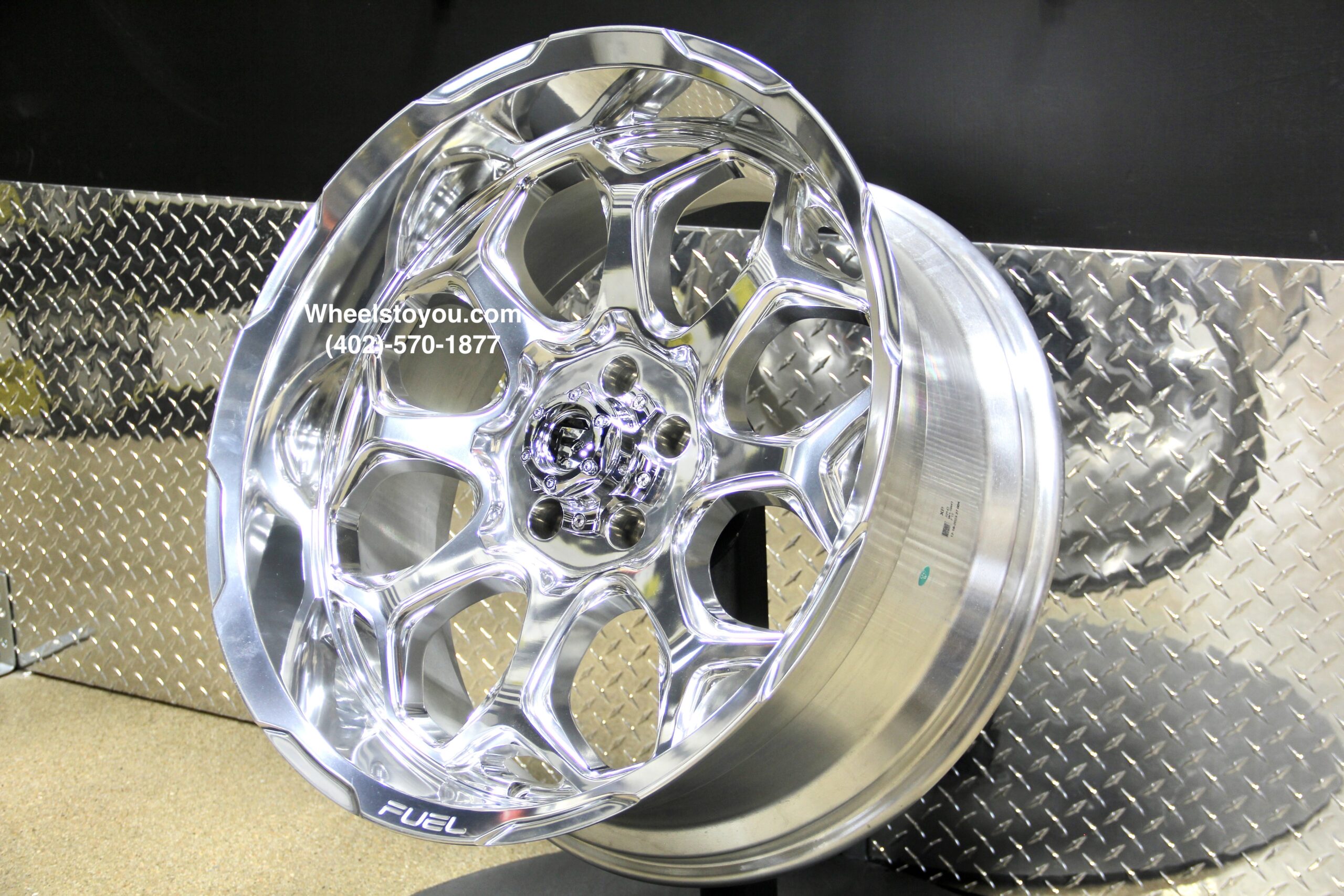 New Set (4) 20x10" FUEL Offroad FC862 "Scepter" Polished Wheels 6x135mm -18 et Fit Ford F150 & Expedition