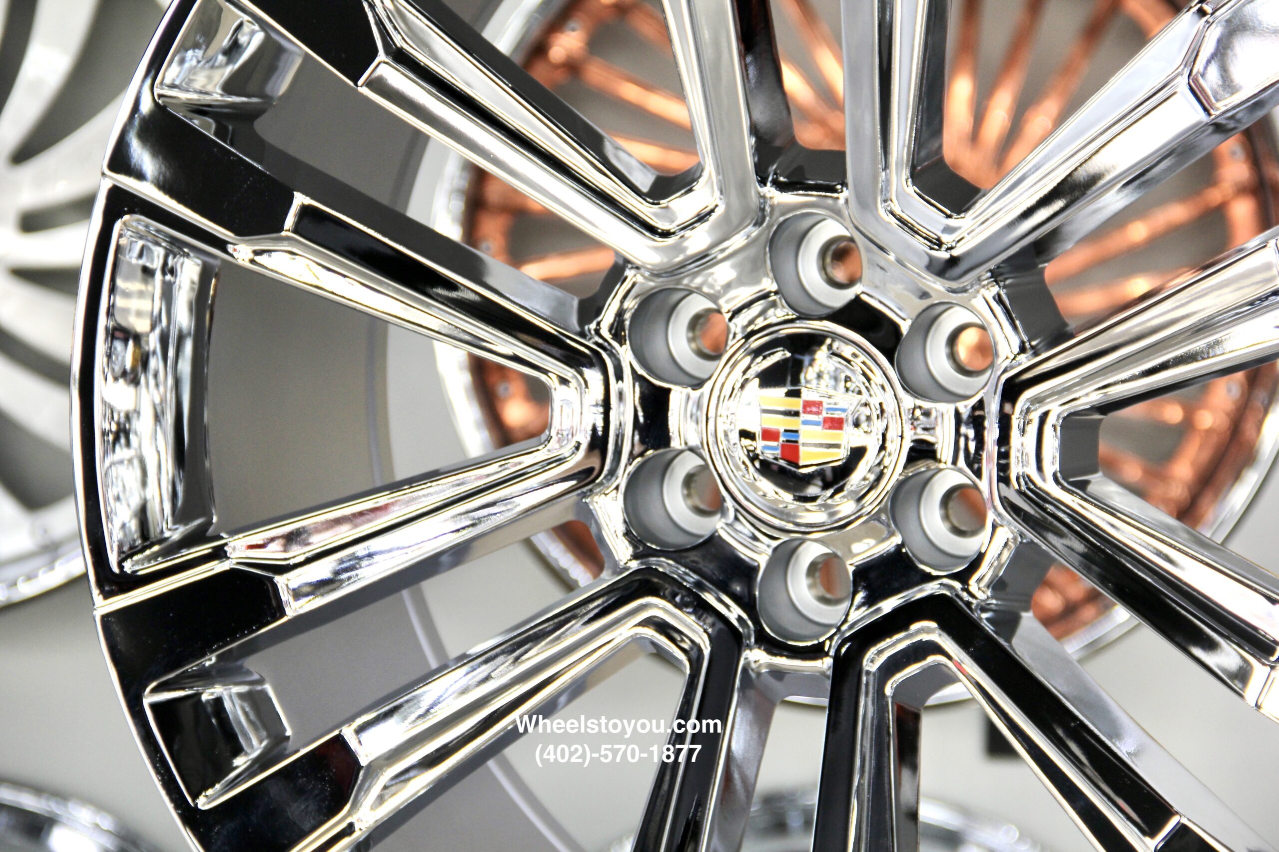 New Set (4) 24" Cadillac Chrome "Fine Six" Wheels Fit Cadillac Escalade 6x139.7 6x5.5 Trucks / Suvs - Image 6