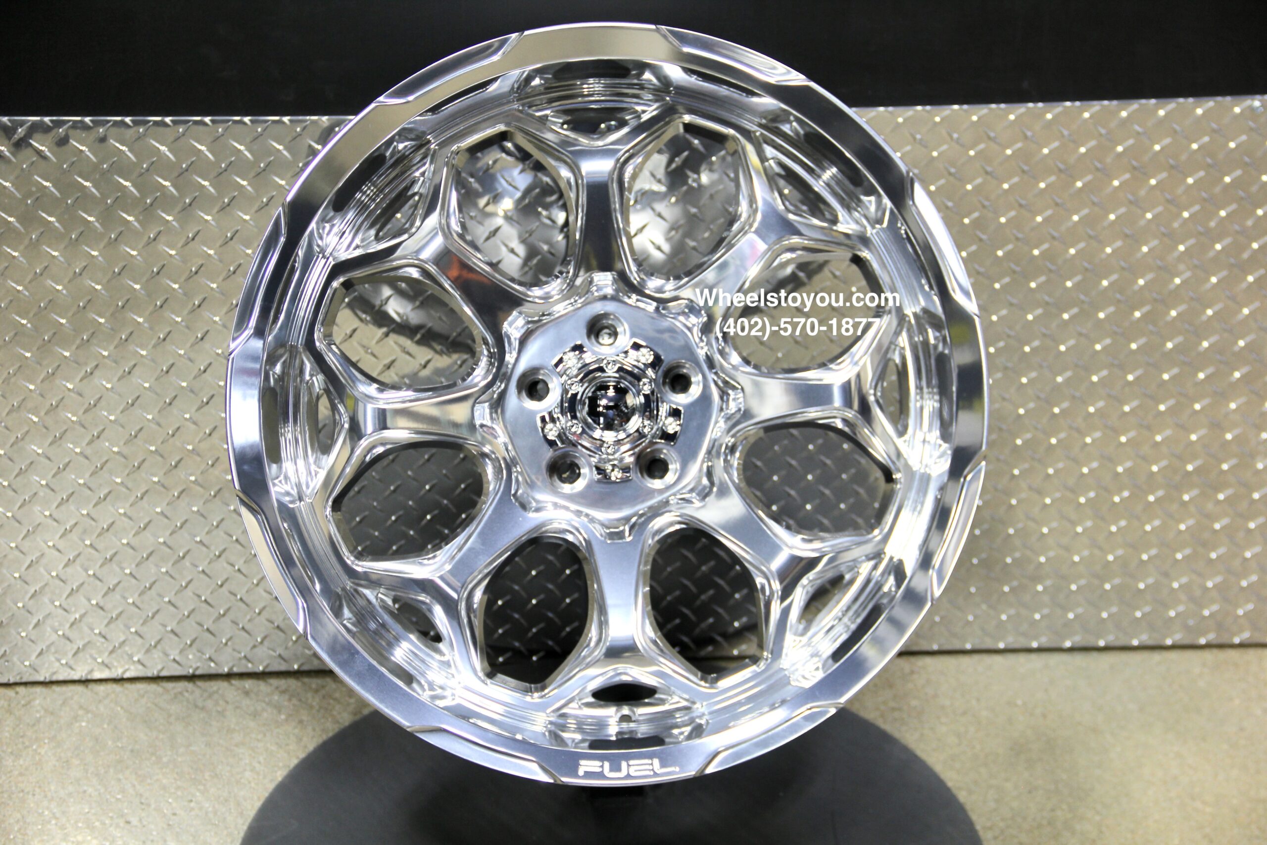 New Set (4) 20x10" FUEL Offroad FC862 "Scepter" Polished Wheels 6x135mm -18 et Fit Ford F150 & Expedition - Image 5