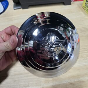 New Mclean Single (1) Old Stock 52 Spoke Bolt On Wire Spoke Wheel Center Cap