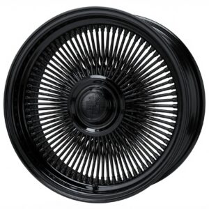 New 24" ALL GLOSS BLACK DIRECT BOLT FORD 6x135 WIRE WHEELS , TPMS SENSORS , 2953524 TIRES