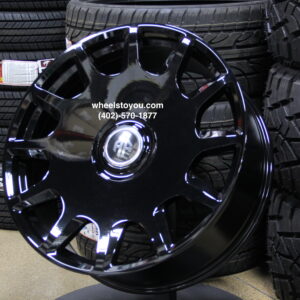 New Set (4) 24" Chevy Gloss Black Floating Cap Wheels 6x139.7 aka 6x5.5" Bolt Pattern Fit Tahoe Sierra Yukon Escalade ESV EXT ETC