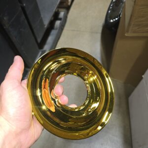 New Set (4) Gold 182mm Floating Wheel Cap Ring (Fit Our Floating Cap Wheels only!)