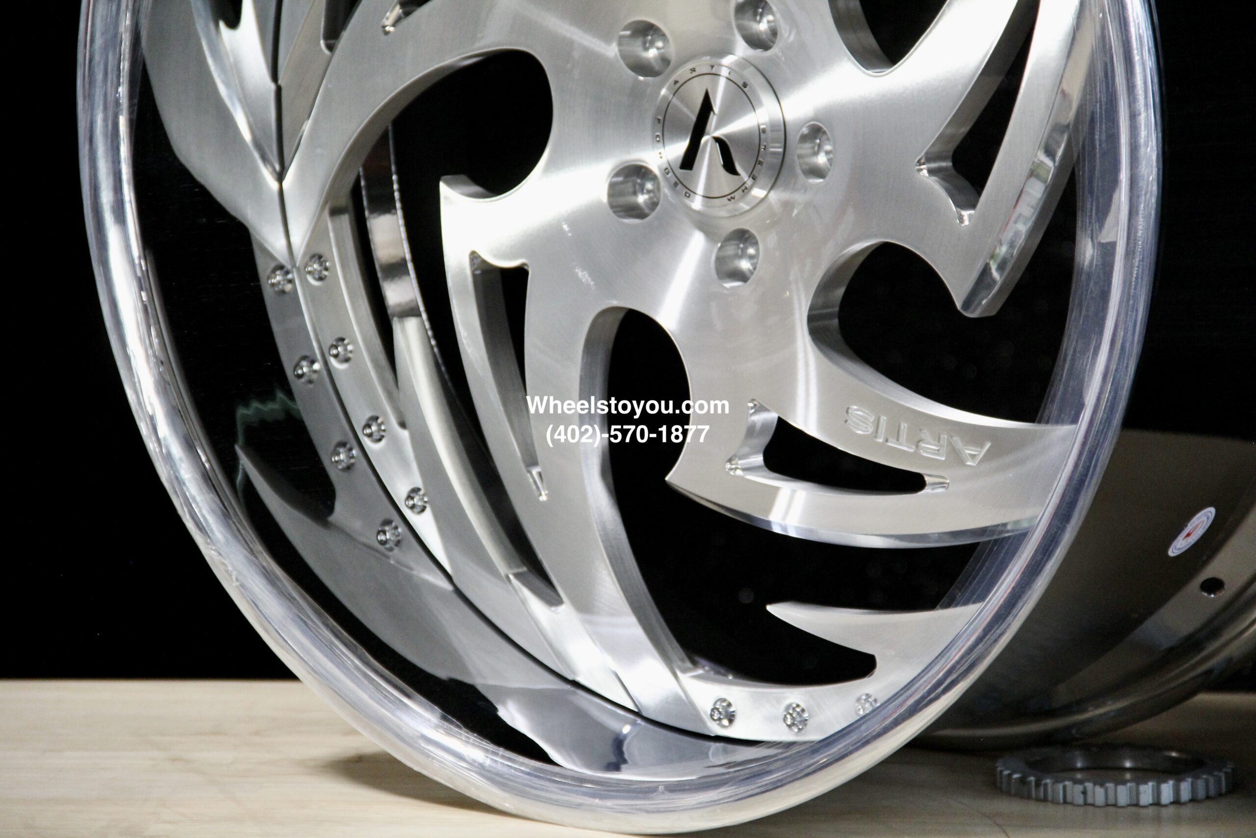 New Set (4) Artis Forged "Shreveport" 24" Billet Staggered USA MADE Wheels & Steering Wheel 5x4.75" Bolt pattern Set (4) Fit Chevy Chevrolet Caprice Impala Buick Oldsmobile Cutlass Monte Carlo Regal Grand Prix & More - Image 14