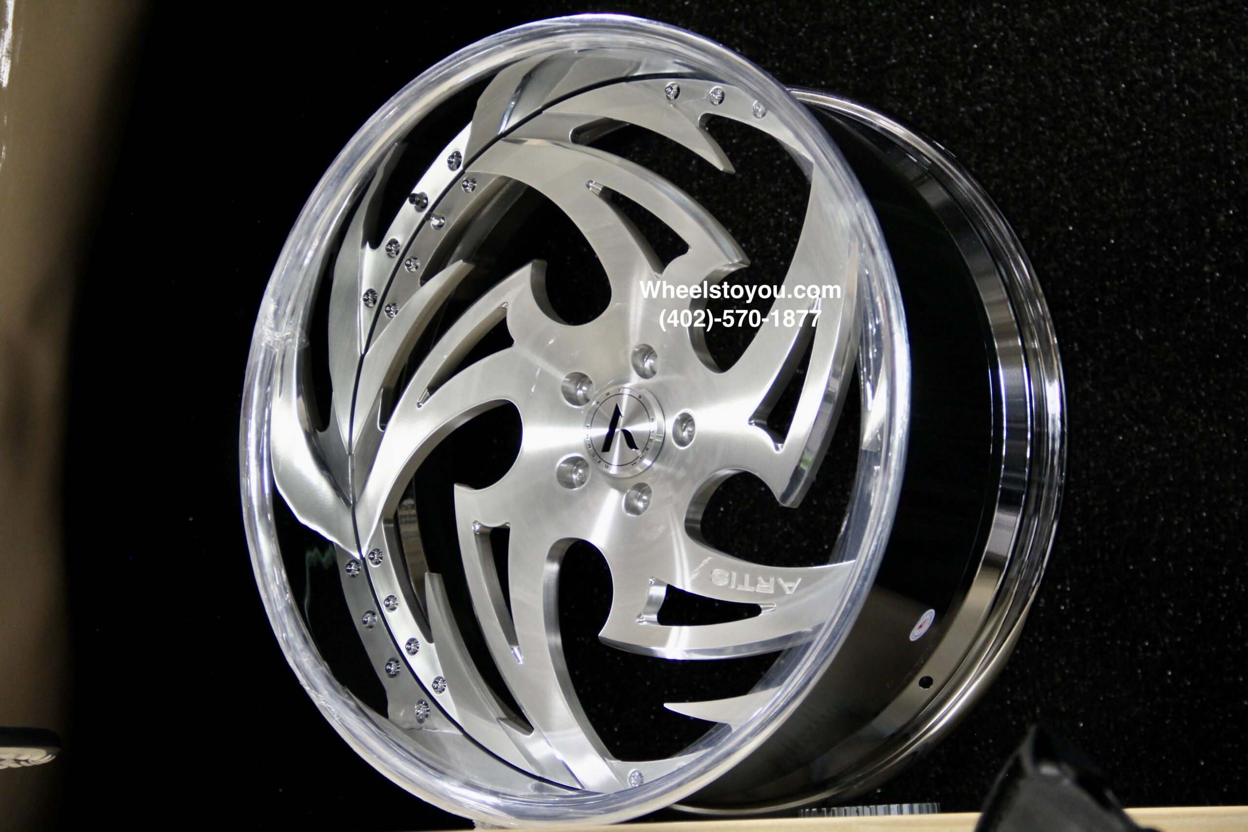 New Set (4) Artis Forged "Shreveport" 24" Billet Staggered USA MADE Wheels & Steering Wheel 5x4.75" Bolt pattern Set (4) Fit Chevy Chevrolet Caprice Impala Buick Oldsmobile Cutlass Monte Carlo Regal Grand Prix & More - Image 15